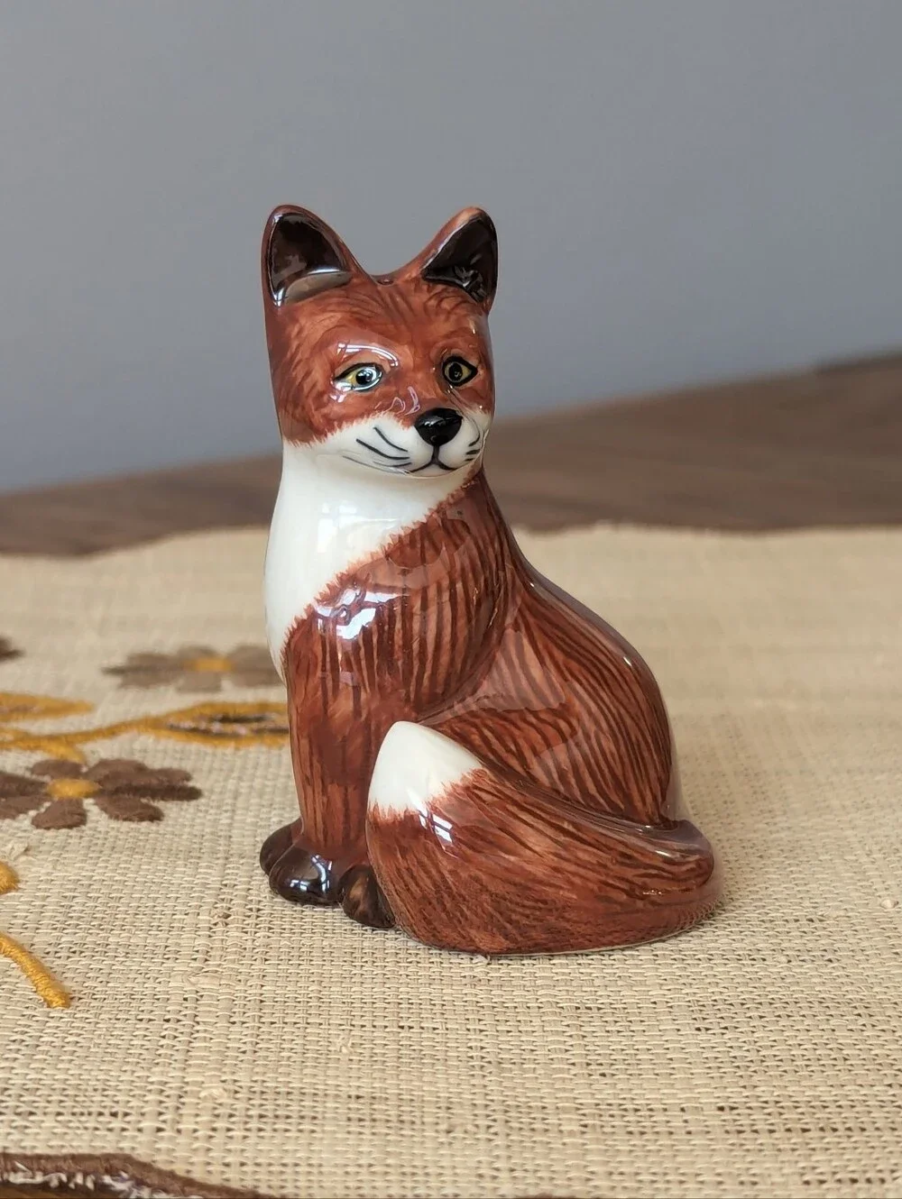 Quail Ceramics Fox Salt Shaker Replacement Only - Anthropologie Woodland Friends